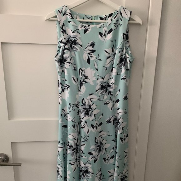 Calvin Klein Fit & Flare Floral Dress - Picture 1 of 3